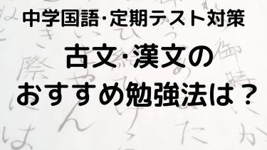 【中学生】古文や漢文が読めない人向けの勉強法、おすすめの問題集は？