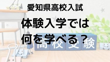 愛知県公立・私立高校体験入学2024完全ガイド：中学生が体験入学で何を学べるか